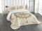 ABAKUHAUS Steuerrad Tagesdecke Set, Lenkrad-Reisen, Set mit Kissenbezug Romantischer Stil, für Einzelbetten 170 x 220 cm, Beige Braun