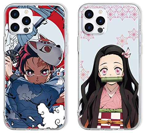 Schutzhülle für Samsung Galaxy A50 / A30S / A50S 6,4 Zoll (15,7 cm), stoßfest, weich, Silikon, Schutzhülle, für Telefon, Motiv: Anime Tanjirou Nezuko Bumper Case Cover kompatibel mit