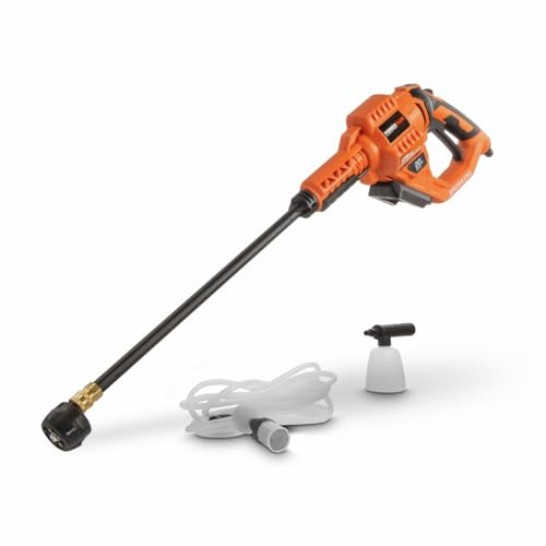 Powerplus Dual Power Akku-Hochdruckreiniger POWDPG80620-20 V Akku-Terrassenreiniger, Start/Stop-Funktion, 25 Bar Druck, ohne Batterie und Ladegerät