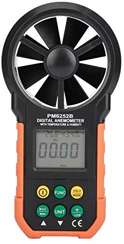 Anemometer Digital Wind Speed Gauge with LCD Backlight for Weather Data Collection Outdoors Sailing Surfing Fishing