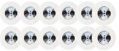 Happlignly Dessous de Verre à LED, Paquet 12 sous-Verres Lumineux, LumièRes Bouteille Disques Autocollants LED Qui S'Allument pour Une Tasse LumièRe Flash Multicolore