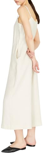 Sisley Womens Overall 4AGHLT00A Jumpsuit, Beige 14Z, 38