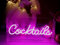 Cocktail Lightbox LED Leuchtreklame Nachtlicht für Party Schreibtisch Schlafzimmer Zuhause Geburtstag Kunst Dekoration mit USB 30 * 15 * 4.3CM
