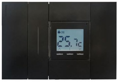 Perry Electric TERMOSTATO ELETTRONICO 2 Moduli Incasso 1TITE002