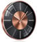 TOKTEKK Wall Clock 30.48cm Silent Non Ticking Clock Modern Wall Clocks Battery Operated for Living Room, Aluminium Round Decorative Clocks for Bedroom Kitchen Office Home Decor(Rose Gold Scale)
