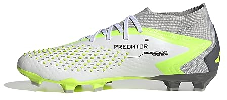 adidas Predator Accuracy.2 Fg, Football Shoes (Firm Ground) Unisex-Adult, FTWR White/Core Black/Lucid Lemon, 40 2/3 EU, FTWR White Core Black Lucid Lemon, 7 UK