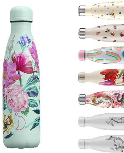 Chilly's Water Bottle - Stainless Steel and Reusable - Leak Proof, Sweat Free - Art Attack, 500ml