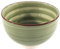 Home4You Müslischale - Grün - Steingut - Kreismuster - Ø 14 cm