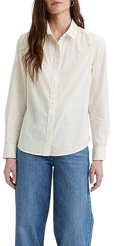 Levi's New Classic Fit BW Chemise Neutres, White Alyssum, L Femme