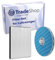 Trade-Shop 2in1 Luftreinigerfilter-Set (HEPA-Filter + Befeuchtungselement) kompatibel mit Philips HU5930/10, HU5931/11 ersetzt FY1114/10 FY5156/10