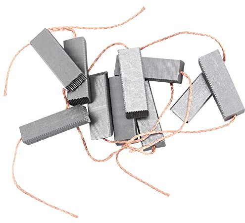 Yheonver 10 Pezzi Spazzole di Spazzole di Motore per Parti di Lavatrice Un 5X13.5X40Mm