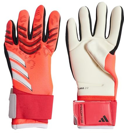 adidas Unisex Predator Competition Torwarthandschuhe Lucid Red/Black/White 5