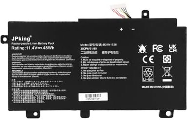 JPking B31N1726 Batería para ASUS FX80 FX80G FX80GD FX80GE FX80GM FX86 FX86FE FX86FM TUF Gaming FX504 FX504GD FX504GE FX504GM FX505DY FX505GE FX505GD FX505GM FX505GT A15 FA506 FA506IU A17 FA706II