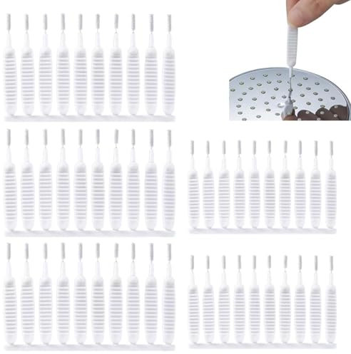 Mini Shower Head Cleaning Brush, 50pcs Tiny Brushes, Small Hole Cleaner Tool, Shower Nozzle Head Cleaning Tool, for Cleaning Shower Head, Washbasin, Irons Faucet
