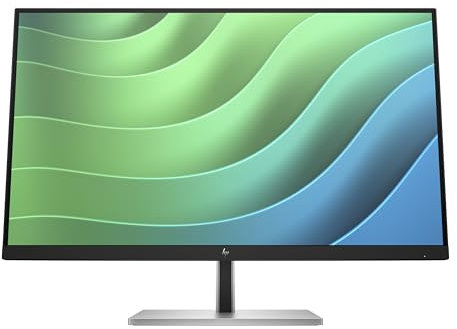 HP E27 G5 FHD 27 inch Monitor, On-Screen Controls; Single Power ON; Anti-Glare; Height Adjust/Tilt/Swivel/Pivot Eye Ease