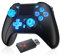 Dinosoo Manette sans fil RVB pour PS5 avec lumière LED, compatible avec Playstation 5, Playstation 4, PC, prend en charge la reprogrammation et le turbo réglable, prise en charge complète des