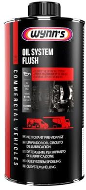 Wynn's Commercial Vehicle Oil System Flush - Deep Engine Cleaner - 1L | Removes Sludge & Deposits - Turbo Safe - For All Engine Types - Synthetic & Mineral Oil Compatible