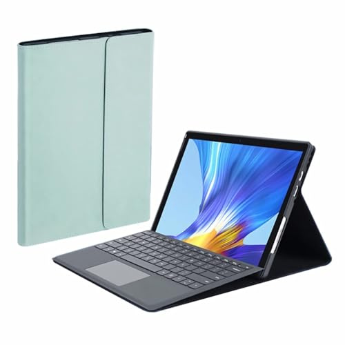 FAYGAOAI Keyboard Case for Microsoft Surface Pro 7+/Pro 7/Pro 6/Pro 5/Pro 4/Pro 3 12.3, 7 Color Backlit, Smart Trackpad, Magnetic Wireless Keyboard with S Pen Holder,Green
