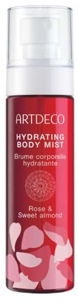 ARTDECO Hydrating Body Mist Rose & Sweet Almond | Zart duftendes Körperspray mit Rosenwasser & Mandelöl, erfrischend & pflegend, 1 x 100 ml