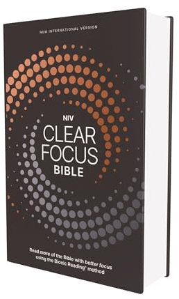 NIV, Clear Focus Bible, Hardcover, Charcoal/Copper: Read more of the Bible with better focus using the Bionic Reading Method