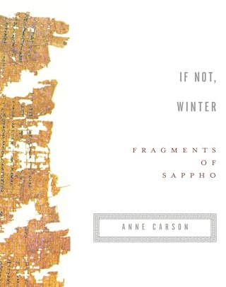 If Not, Winter: Fragments of Sappho (Vintage Contemporaries)