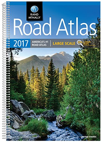 Rand McNally Large Scale Road Atlas United States 2017