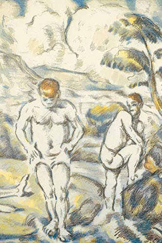 Art Journal: Paul Cezanne - The bathers - Art Cover College Ruled Notebook | 110 Pages