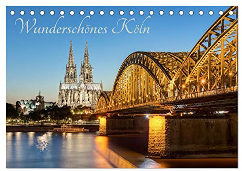 Wunderschönes Köln (Tischkalender 2026 DIN A5 quer), CALVENDO Monatskalender: Erleben Sie die faszinierende Großstadt am Rhein. (CALVENDO Orte)