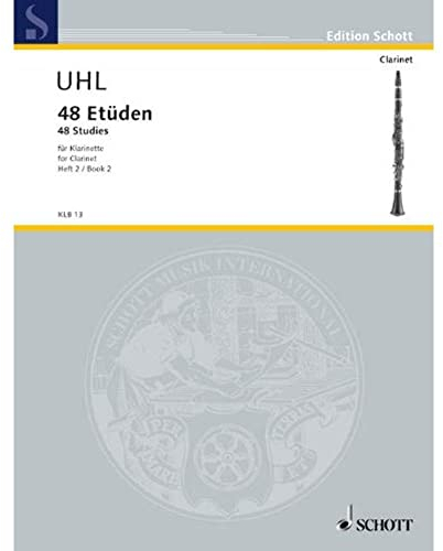 48 Etüden: Band 2. Klarinette. (Edition Schott)