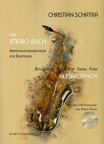 Das Impro-Buch, für Altsaxophon, m. Audio-CD