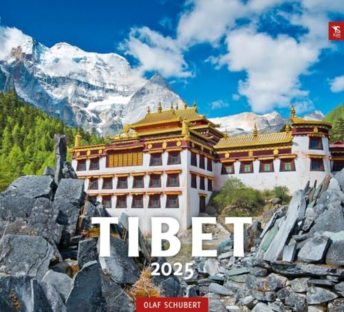 Tibet 2025: Premium-Wandkalender Großformat 48,5 x 44cm