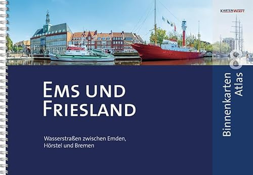 BinnenKarten Atlas 8 | Ems und Friesland: Wasserstraßen zwischen Emden, Hörstel und Bremen