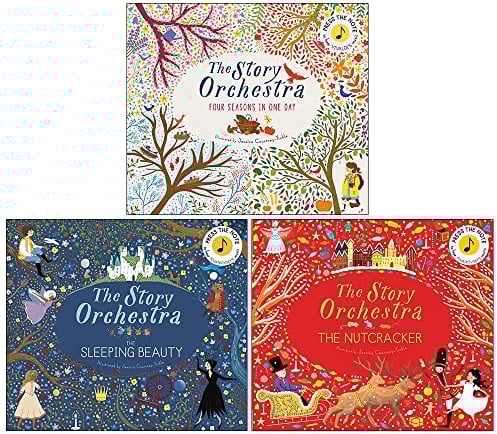 The Story Orchestra Collection 3 Books Set By Jessica Courtney-Tickle (Four Seasons in One Day, The Sleeping Beauty, The Nutcracker)