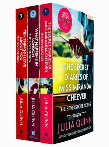 Tom Thorne Novels Bevelstoke Series 3 Books Collection Set By Julia Quinn (The Secret Diaries Of Miss Miranda Cheever, What Happens In London & Ten Things I Love About You)