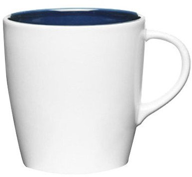 Sagaform Liberica Mug Small White, Blue Inside