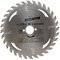 wolfcraft 6481000 | Handkreissägeblatt HM | Serie silber | 32 Zähne | ø210mm