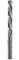 Heller Tools 230254 0900 Foret Acier en HSS, Argent, 0.5 mm, Set de 10 Pièces