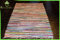 Fleckerlteppich Handgewebt 60 x 40 cm Kelim Beidseitig nutzbar ca1800g/m Flickenteppich Fleckerlteppich Fussmatte