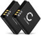 CELLONIC, Battery for Camera compatible with Leica D-LUX 3, 4, 2, C-LUX 1, BP-DC4, BP-DC4-E (3.7V, 1100mAh) 2 Pieces