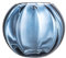 Bloomingville Vase, blau, Glas, 15cm