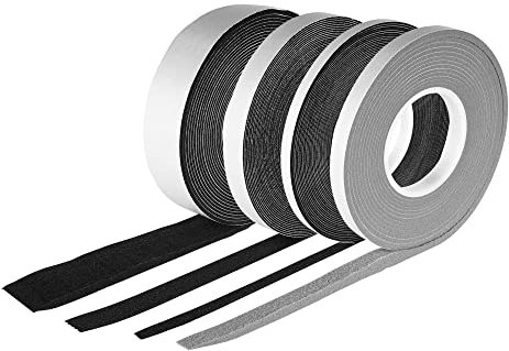 S&S-Shop Kompriband, 15/6, 5,6m lang, 15mm breit, expandiert auf 24mm, anthrazit, Dichtungsband selbstklebend, Abdichtungsband für Türen & Fenster, Quellband Tür