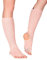 Knitido Plus Nodoka, Wadenlange Stulpen für Yoga und Pilates, mit Zehen und Antirutsch, Größe:39-42, Farbe :Carnation (36)