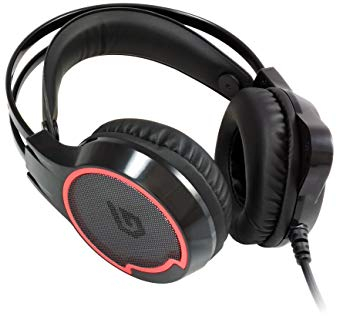 Conceptronic ATHAN01B, PC-Headsets - Schwarz/Rot