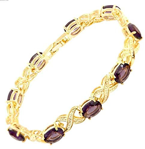 Dubai Gems - Gelbgoldene Oberfläche Amethyst