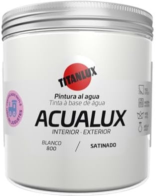 Titan - Acualux J11080014 Blanco Satinado 250 ml