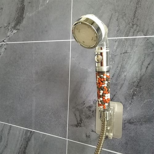 Tête de Douche Tête de Douche de Salle de Bain à LED Haute Pression Économie d' Eau Anion ANIER Spa Filtrer la tête de Douche 1 (Color : Stop Color 7)
