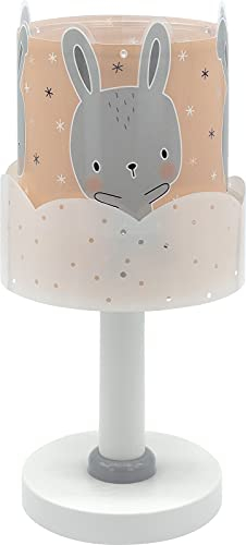 Dalber Kinder Tischlampe Nachttischlampe Baby Bunny Rosa Hase Rosa