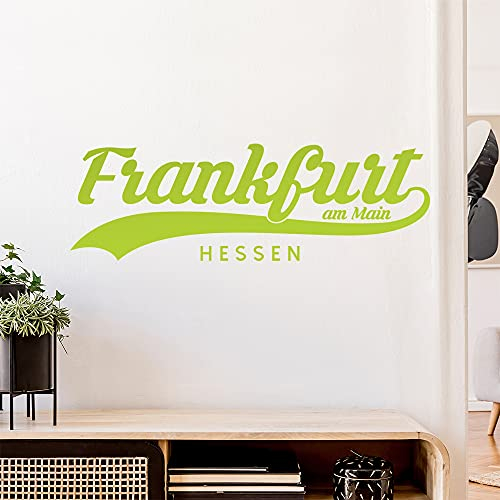 Frankfurt am Main Hessen Wandtattoo Wandaufkleber Wall Sticker - Dekoration, Küche, Wohnzimmer, Schlafzimmer, Badezimmer