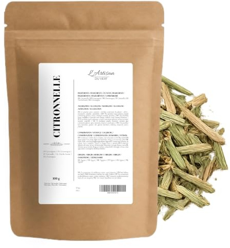 Feuilles de Citronnelle Séchées 100g