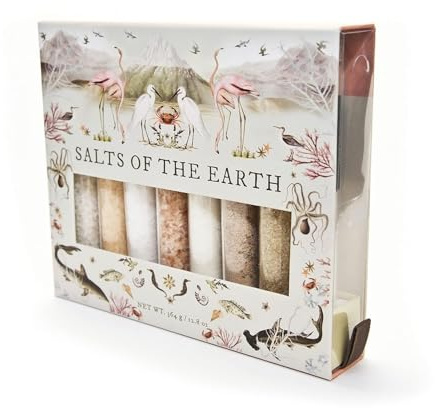eat.art Salts Of The Earth - Luxury Gift Selection From Around The World - Unique Salt Collection - Gourmet Spice Set For Foodies